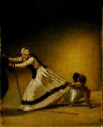 Francisco de Goya Scene from the palace of the Duchess of Alba oil painting on canvas